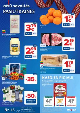 maxima - MAXIMA - Kaininis leidinys Nr.43 (2026 10 20 - 2026 10 26)