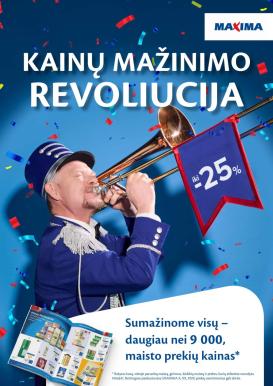 maxima - MAXIMA - Kainų mažinimo revoliucija (2026 03 03 - 2026 04 06)