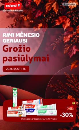 rimi - RIMI - Grozio prekiu katalogas nr 11 (2026-10-01 - 2026-11-01)