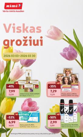 rimi - RIMI - GROŽIO prekių katalogas Nr. 03 (2026 03 03 - 2026 03 30)