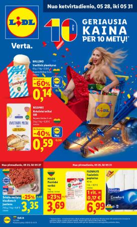 lidl - MAISTO PREKIŲ PASIŪLYMAI (2026-05-25 - 2026-05-31)