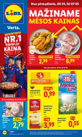 lidl - MAISTO PREKIŲ PASIŪLYMAI (2026-06-29 - 2026-07-05)