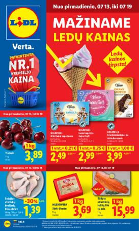 lidl - MAISTO PREKIŲ PASIŪLYMAI (2026-07-13 - 2026-07-19)