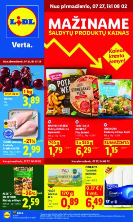 lidl - MAISTO PREKIŲ PASIŪLYMAI (2026-07-27 - 2026-08-02)