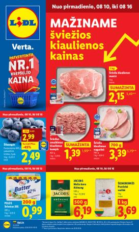 lidl - MAISTO PREKIŲ PASIŪLYMAI (2026-08-10 - 2026-08-16)
