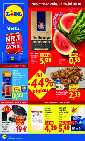 lidl - MAISTO PREKIŲ PASIŪLYMAI (2026-08-24 - 2026-08-30)