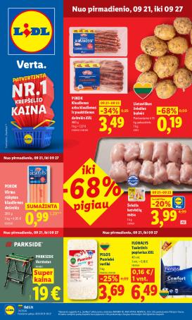 lidl - MAISTO PREKIŲ PASIŪLYMAI (2026-09-21 - 2026-09-27)