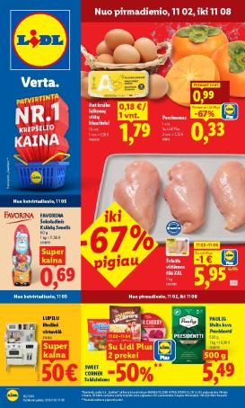 lidl - MAISTO PREKIŲ PASIŪLYMAI (2026-11-02 - 2026-11-08)