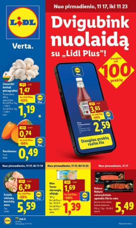 lidl - LIDL - Maisto prekių pasiūlymai (2025 11 17 - 2025 11 23)
