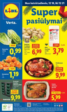 lidl - LIDL - Maisto prekių pasiūlymai (2025 12 18 - 2025 12 21)