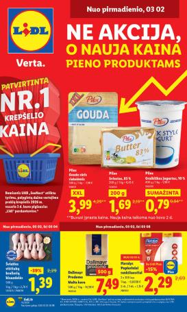lidl - MAISTO PREKIŲ PASIŪLYMAI (2026-03-02 - 2026-03-08)