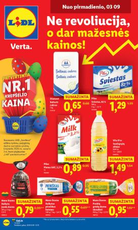 lidl - MAISTO PREKIŲ PASIŪLYMAI (2026-03-09 - 2026-03-15)
