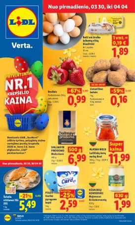 lidl - MAISTO PREKIŲ PASIŪLYMAI (2026-03-30 - 2026-04-05)