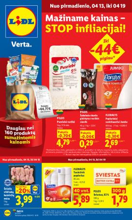 lidl - MAISTO PREKIŲ PASIŪLYMAI (2026-04-13 - 2026-04-19)