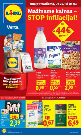 lidl - MAISTO PREKIŲ PASIŪLYMAI (2026-04-27 - 2026-05-03)
