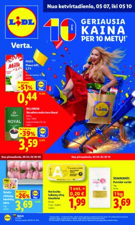 lidl - MAISTO PREKIŲ PASIŪLYMAI (2026-05-04 - 2026-05-10)