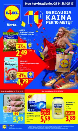 lidl - MAISTO PREKIŲ PASIŪLYMAI (2026-05-11 - 2026-05-17)