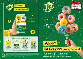 iki - Specialūs pasiūlymai IKI Express Jogailos parduotuvės klientams (2026-08-27 - 2026-08-30)