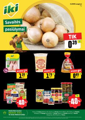 iki - Specialūs pasiūlymai IKI parduotuvės klientams (2026-09-28 - 2026-10-04)