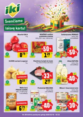 iki - IKI Kaininis leidinys Nr. 08 (2026-02-16 - 2026-02-22)