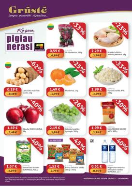 gruste - GRŪSTĖ - Ko gero pigiau nerasi (2026 01 11 - 2026 01 20)
