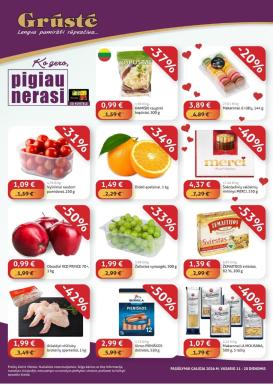 gruste - GRŪSTĖ - Ko gero pigiau nerasi (2026 02 11 - 2026 02 20)