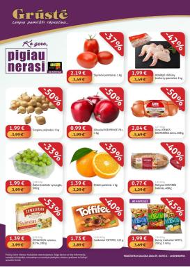 gruste - GRŪSTĖ - Ko gero pigiau nerasi (2026 03 01 - 2026 03 10)
