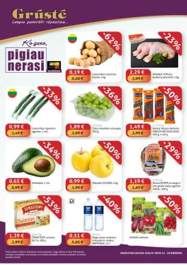 gruste - GRŪSTĖ - Ko gero pigiau nerasi (2026 03 11 - 2026 03 20)