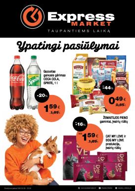 express - Akcijų leidinys (2026-03-08 - 2026-03-28)