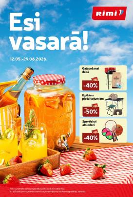 rimi - RIMI - Piedāvājumi vasarai (12.05.2026 - 26.09.2026)