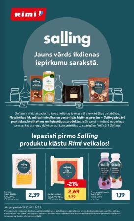 rimi - RIMI - Jaunās "Salling" produkcijas (28.10.2025 - 17.11.2025)