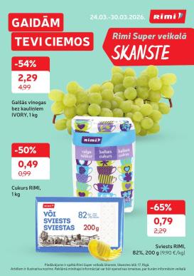 rimi - RIMI - Super Skanste (24.03.2026 - 30.03.2026)