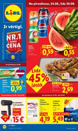 lidl - LIDL - Aktuālais akciju buklets (24.08.2026 - 30.08.2026)