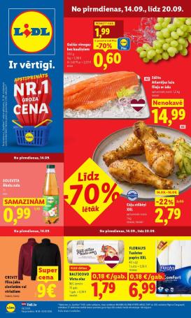 lidl - LIDL - Aktuālais akciju buklets (14.09.2026 - 20.09.2026)