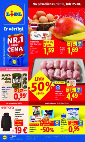 lidl - Aktuālais akciju buklets (2026-10-19 - 2026-10-25)