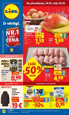 lidl - Aktuālais akciju buklets (2026-10-19 - 2026-10-25)