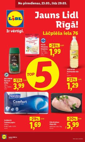 lidl - LIDL - Jauns veikals, Lācplēša iela 76, Rīga (23.03.2026 - 29.03.2026)