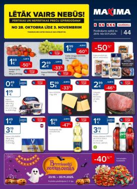 maxima - MAXIMA X XX XXX (28.10.2025 - 03.11.2025)