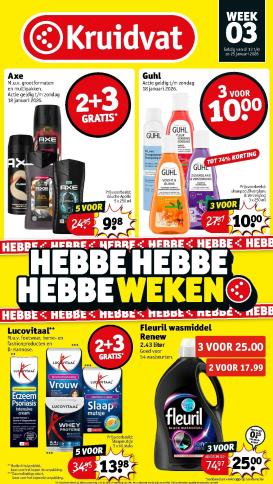 kruidvat - De Kruidvat folder geldig vanaf 13-01 t/m 25-01