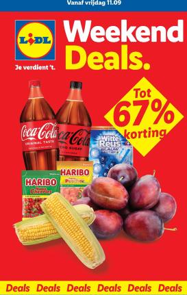 lidl - Lidl - Weekenddeals folder voor volgende week van vrijdag 11-09-2026 tot zondag 13-09-2026