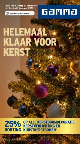 gamma - Gamma - Kerstspecial folder geldig vanaf 29-09 t/m 31-12