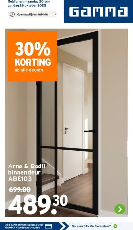 gamma - De Gamma folder geldig vanaf 20-10 t/m 26-10
