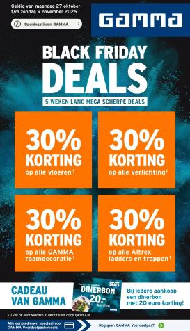 gamma - De Gamma folder geldig vanaf 27-10 t/m 09-11