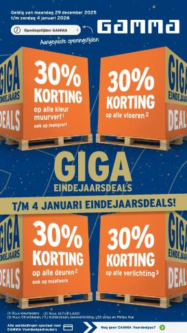 gamma - De Gamma folder geldig vanaf 29-12 t/m 04-01