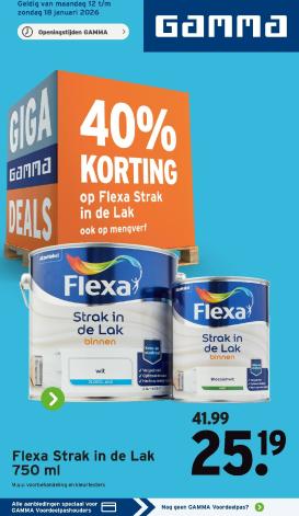 gamma - De Gamma folder geldig vanaf 12-01 t/m 18-01