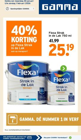 gamma - De Gamma folder geldig vanaf 26-01 t/m 01-02