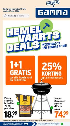 gamma - Huidige Gamma - Hemel Vaarts Deals folder geldig van woensdag 13-05-2026 tot zondag 17-05-2026