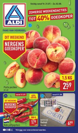 aldi - Huidige ALDI - Weekend folder geldig van vrijdag 31-07-2026 tot zondag 02-08-2026