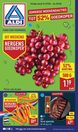 aldi - ALDI - Weekend folder voor volgende week van vrijdag 07-08-2026 tot zondag 09-08-2026