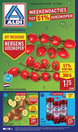 aldi - Huidige ALDI - Weekendfolder folder geldig van vrijdag 28-08-2026 tot zondag 30-08-2026
